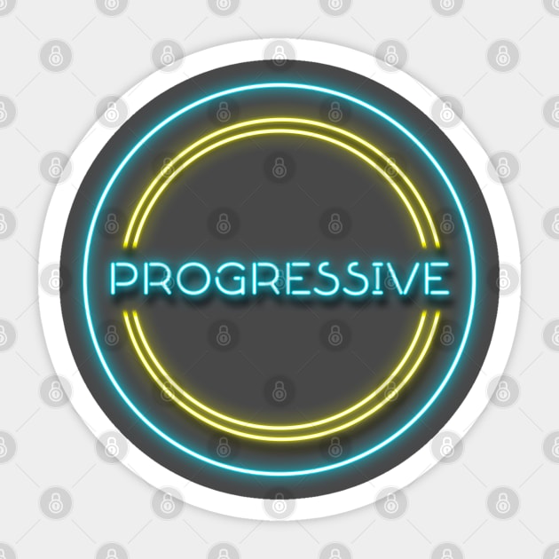 PROGRESSIVE Sticker by KIMIDIGI